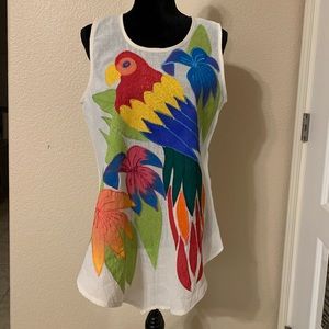 Hand-Painted Blouse